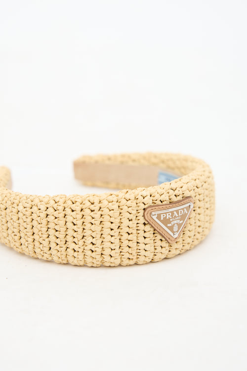 Raffia Logo Headband