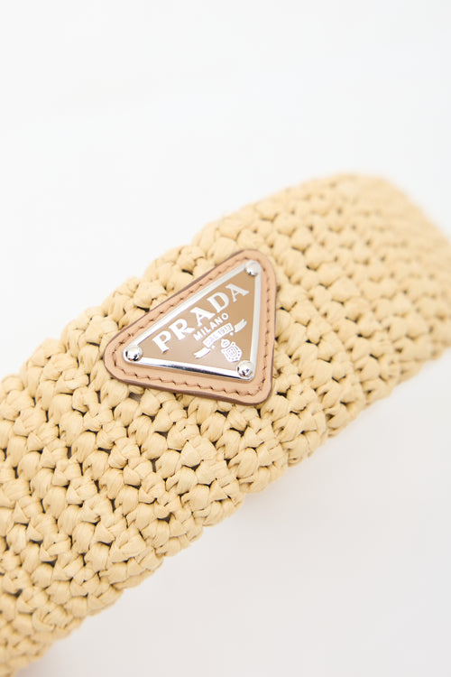 Raffia Logo Headband