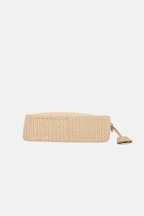 Prada Raffia Re-Edition Crossbody Bag