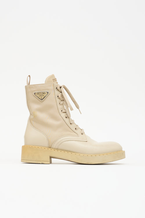 Prada Re-Nylon Combat Boot
