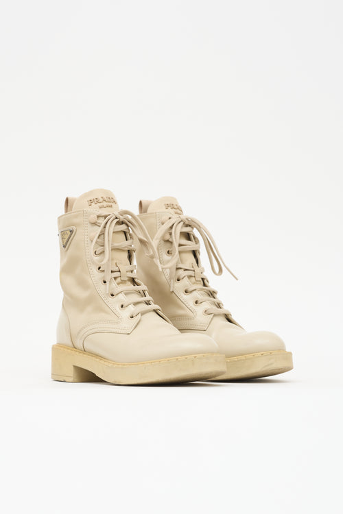 Prada Re-Nylon Combat Boot
