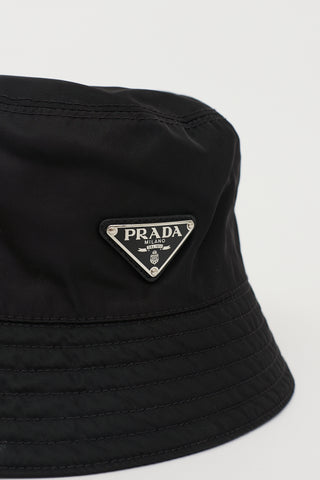 Prada Re-Nylon Logo Bucket Hat