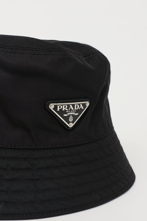 Prada Re-Nylon Logo Bucket Hat