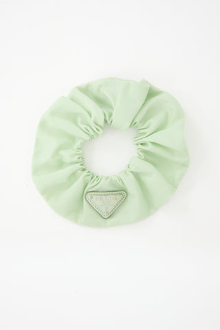 Prada Re-Nylon Logo Scrunchie