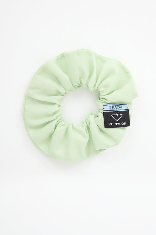 Prada Re-Nylon Logo Scrunchie
