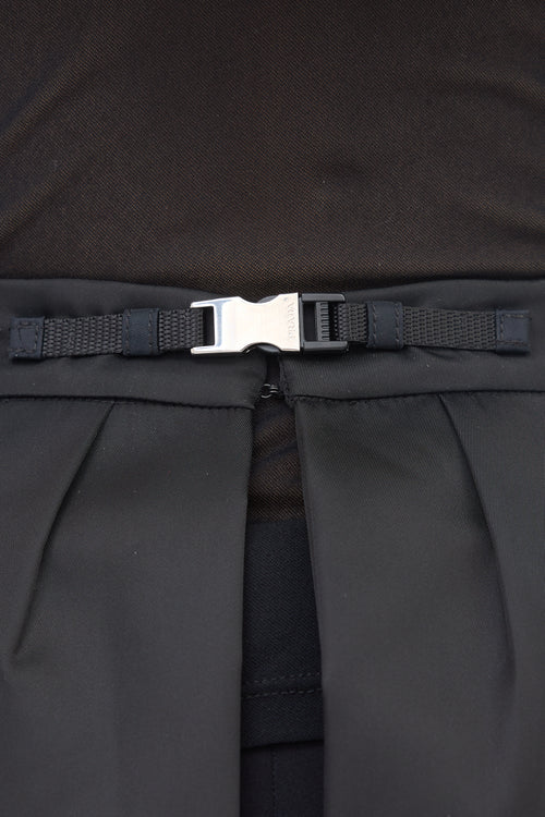 Prada Re-Nylon Pleated Skirt