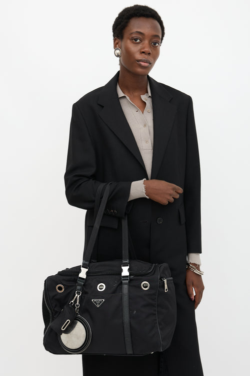 Prada Re-Nylon & Saffiano Leather Pet Carrier