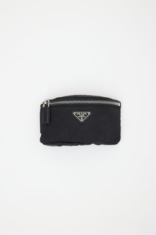 Prada Re-Nylon Logo Travel Zip Pouch