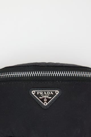 Prada Re-Nylon Logo Travel Zip Pouch