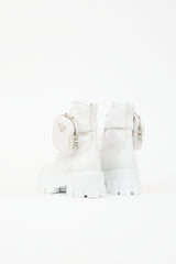 Prada Re-Nylon & Leather Monolith Boot