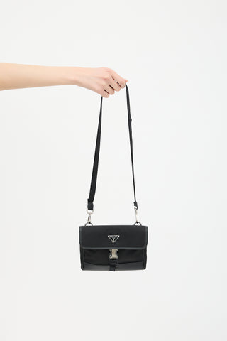 Prada Re-Nylon & Saffiano Leather Phone Case Bag
