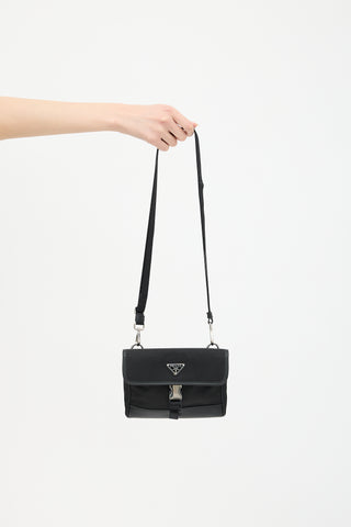 Prada Re-Nylon & Saffiano Leather Phone Case Bag