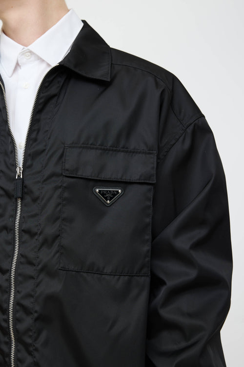 Re-Nylon Zipped Shirt