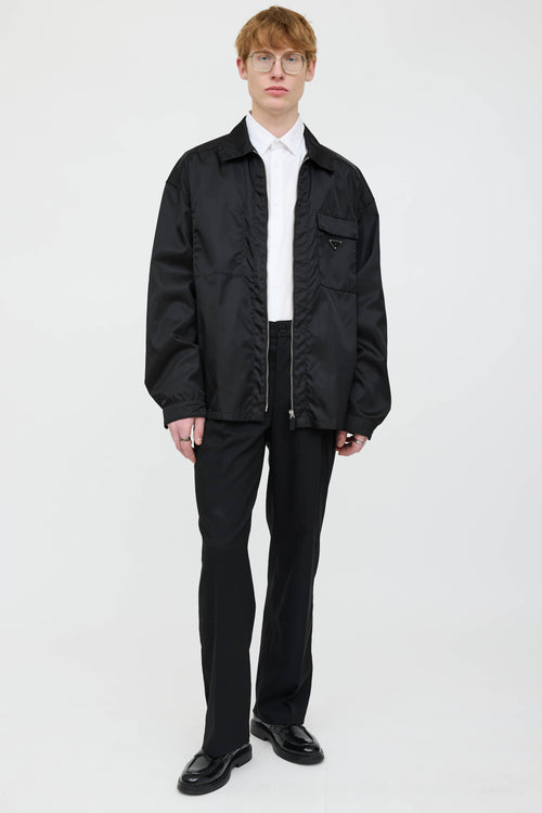 Re-Nylon Zipped Shirt