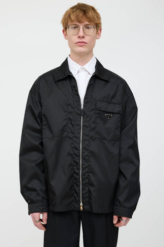 Re-Nylon Zipped Shirt