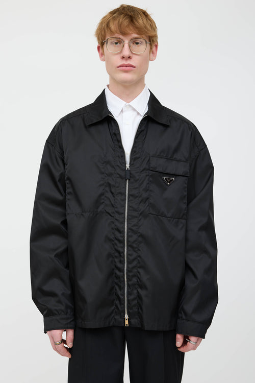 Re-Nylon Zipped Shirt