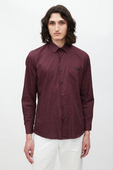 Prada Red & Black Floral Shirt