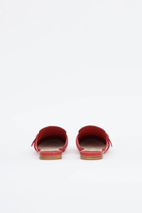 Prada Fringe Buckle Mule
