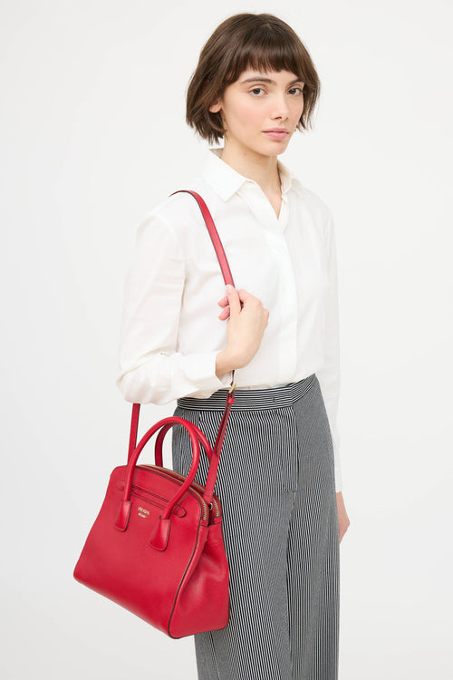 Prada 2013 Saffiano Top Handle 2Way Bag