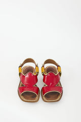 Prada Spring 2005 Red & Multi Patent Sandal