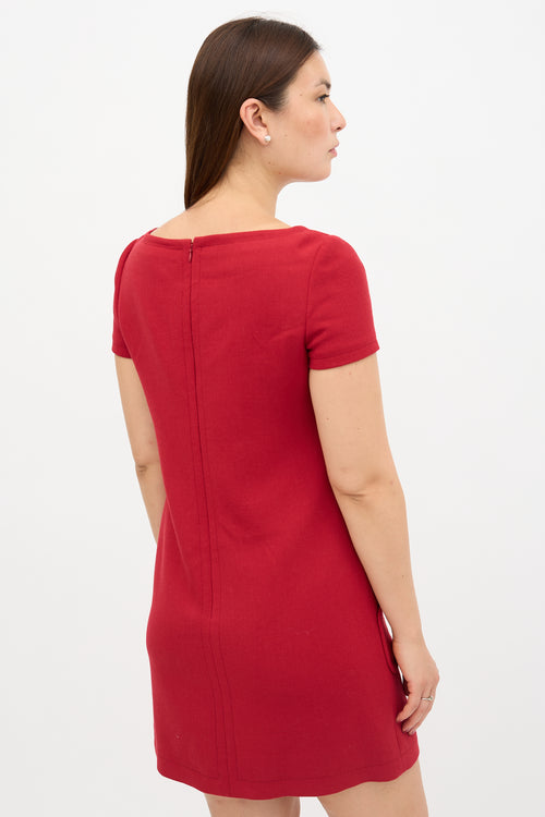 Prada Wool Shift Dress