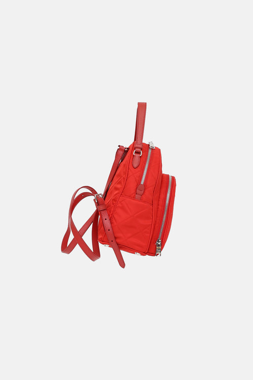Prada Quilted Tessuto Backpack