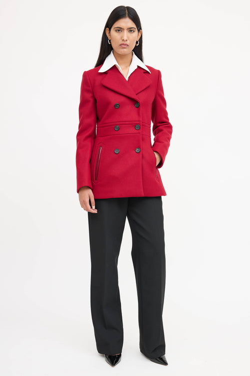 Prada 2012 Wool Double Breasted Coat