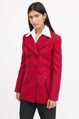 Prada 2010 Wool Double Breasted Coat