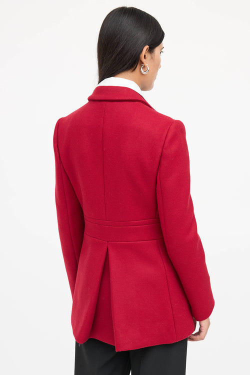 Prada 2011 Wool Double Breasted Coat