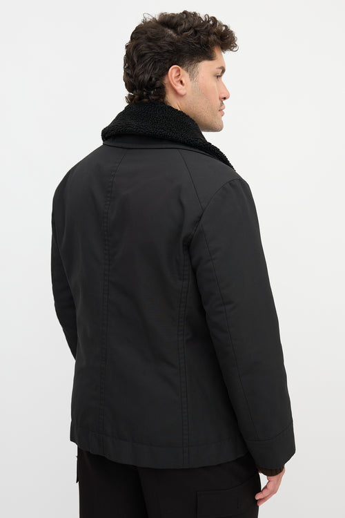 Prada Removable Yoke Pea Coat