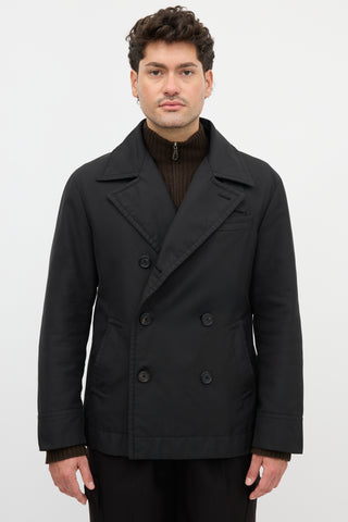 Prada Removable Yoke Pea Coat