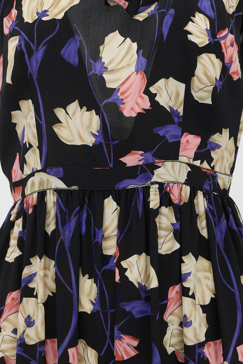 Prada Resort 2008 Silk Floral Dress