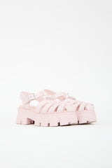 Prada Rubber Monolith Cage Sandal