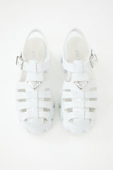 Prada Rubber Monolith Cage Sandal