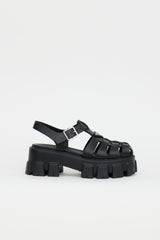 Prada Rubber Monolith Fisherman Sandal