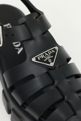 Prada Rubber Monolith Fisherman Sandal