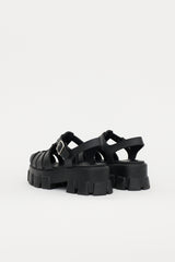Prada Rubber Monolith Fisherman Sandal