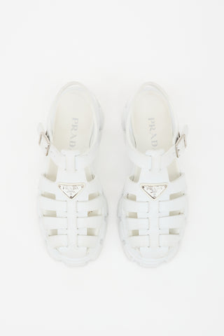 Prada Rubber Monolith Fisherman Sandal