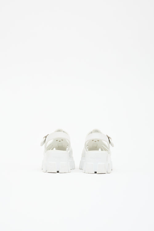 Prada Rubber Monolith Fisherman Sandal