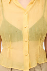 Prada Silk Crepon Top