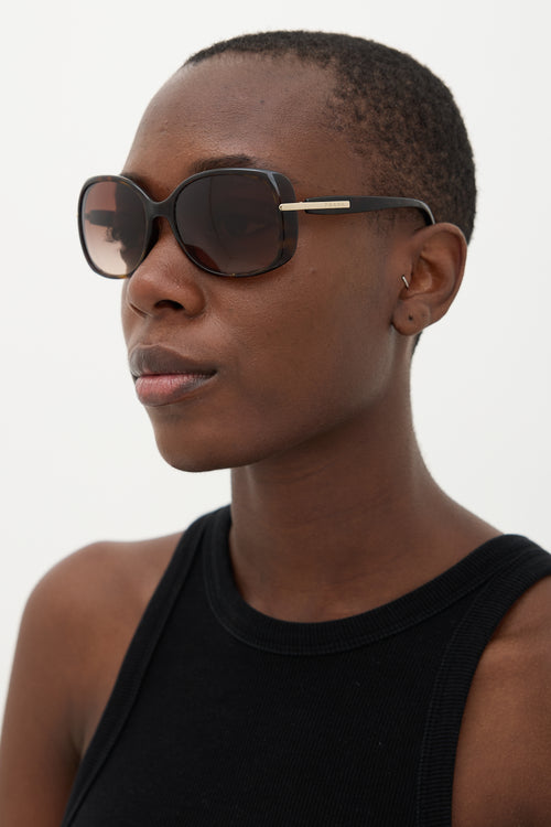 Prada SPR 08O Conceptual Rectangle Sunglasses