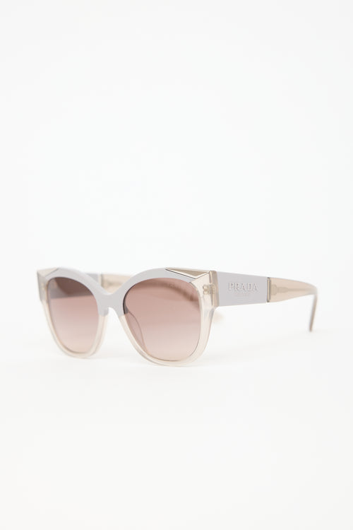 Prada SPR02W Round Sunglasses