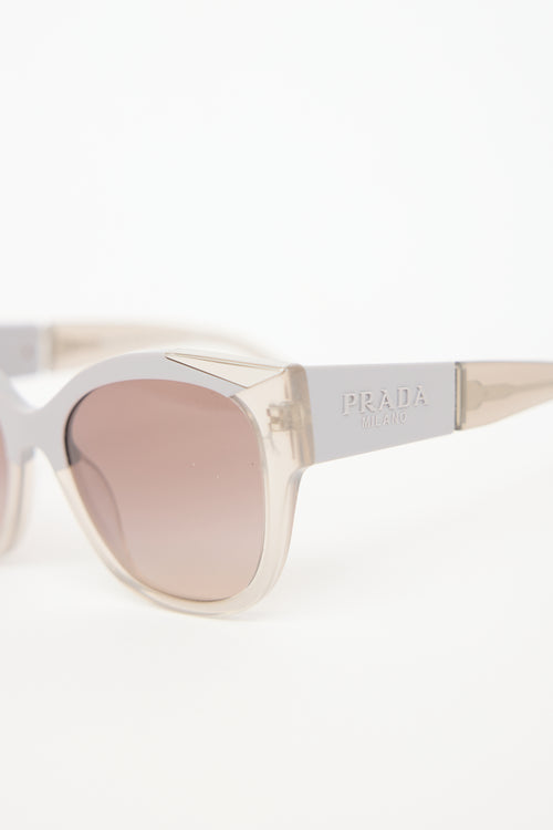 Prada SPR02W Round Sunglasses