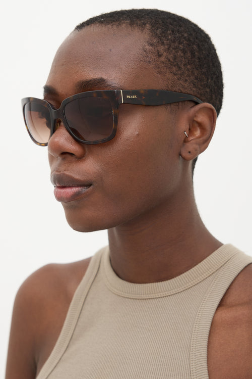 Prada SPR07P Square Sunglasses