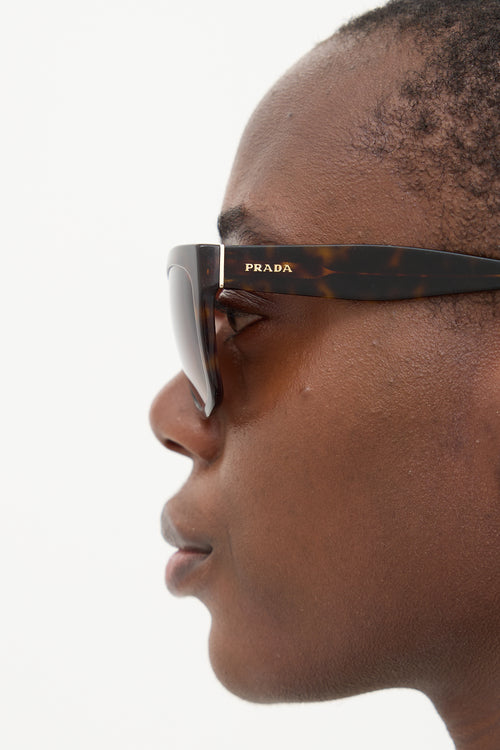 Prada SPR07P Square Sunglasses