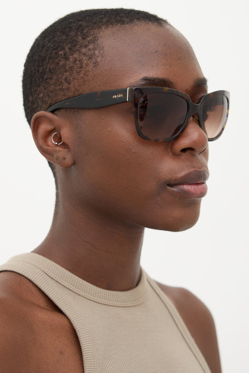 Prada SPR07P Square Sunglasses