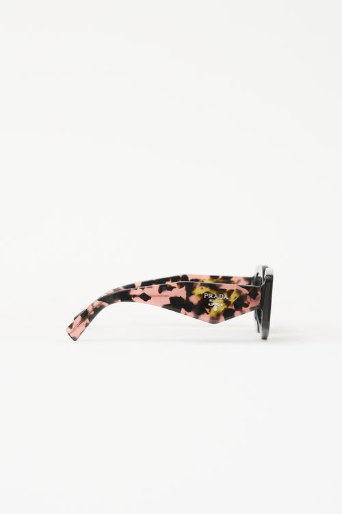 Prada SPR15Y Rectangle Sunglasses