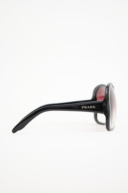 Prada SPR18I Butterfly Sunglasses