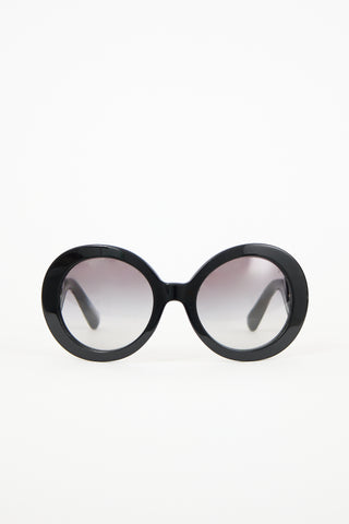 Prada SPR27N Baroque Round Sunglasses