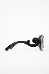 Prada SPR27N Baroque Round Sunglasses